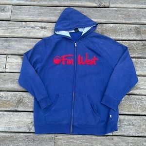 Far West Mens Zip up Hoodie